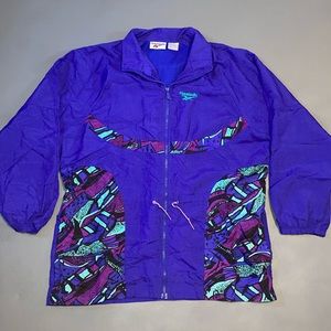 Vintage Reebok Oversized Windbreaker Jacket